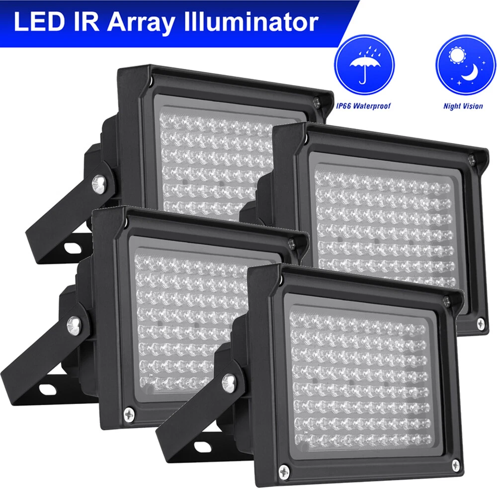 96 LEDS IR Illuminator Array Infrared Lamps Night Vision Outdoor Waterproof K3A9