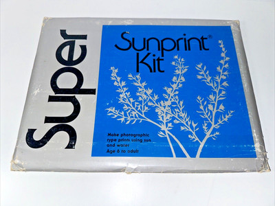 NEW! Super Sunprint Kit Solar Print Paper Sun Powered Art 20x30 cm (7.8x11.8in)