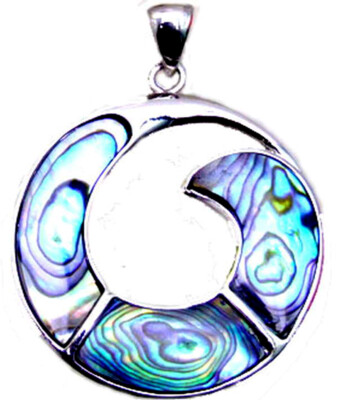 1PC Naturale Blu Verde Abalone Conchiglia Ciondolo Per Creazioni - Foto 9