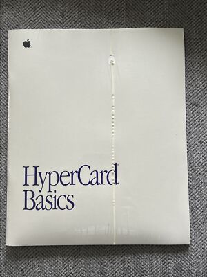 Vintage 1991 Apple Macintosh HYPERCARD BASICS System 7 - 030-3543-B  NEW  SEALED