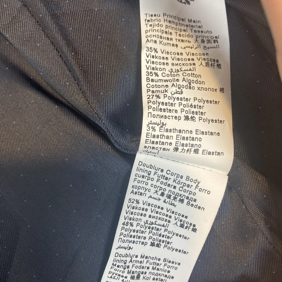 Chaqueta Blazer IKKS Niños Talla 10 Azul Gris Elastizada Ropa Formal Foto 3 de 4