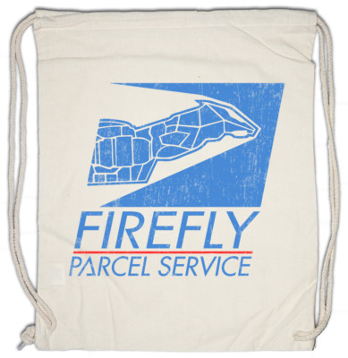 F Parcel Service Turnbeutel Firefly Bronze Ship leaf wind Serenity Fun Logo