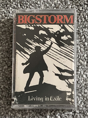 NEW/SEALED Bigstorm Living in Exile 1989 Cassette Tape Vtg Bjarne Ohlin Divinyls