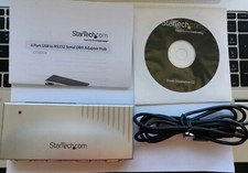 StarTech.com ICUSB2324 USB to Serial Adapter Hub - 4 Port - Bus Powered - DB9