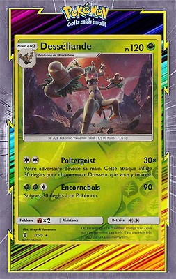 Desselande Reverse -SL02:Aufsteigende Wächter - 7/145 - Pokemon Karte Neu Französisch