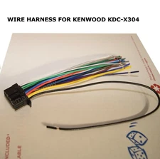 NEW WIRE HARNESS FOR KENWOOD KDC-X304 KDCX304 FREE FAST SHIPPING 