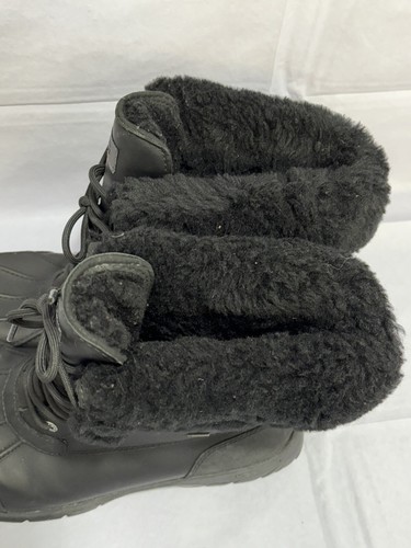 UGG Men’s Boots Butte Waterproof Winter Snow Black Size 12 Excellent Condition - Picture 15 of 19