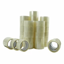 36 Rolls Clear Packing Packaging Carton Sealing Tape 2 x 55 Yards