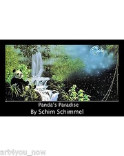 SCHIM SCHIMMEL Panda's Paradise 🐼POSTER PRINT 36X24 ANIMAL SURREALISM