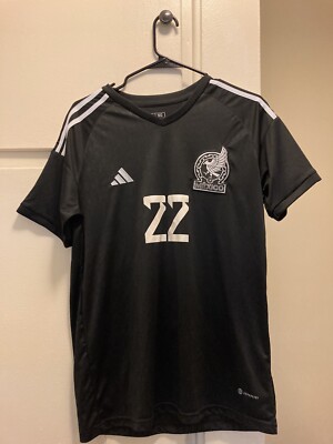 Hirving Chucky Lozano #22 Mexico Black Jersey 2022 Keeper Version