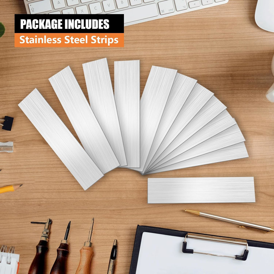 12Pack 2x12in Metal Shims Stock Metal Strips 304 Stainless Steel eBay