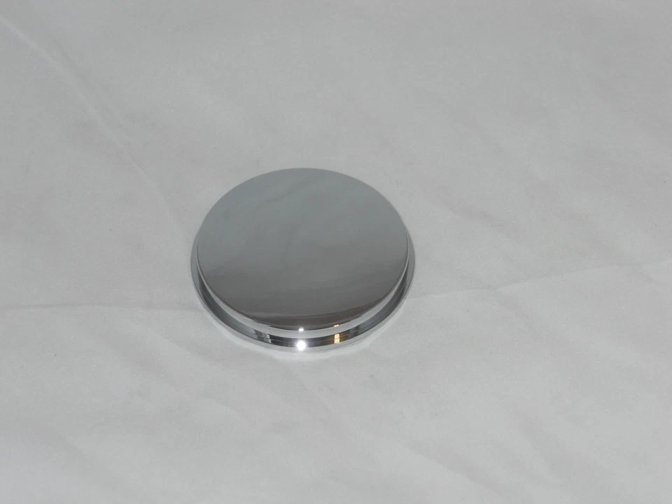 OFERTA DE 4 TAPAS TAPACUBOS CENTRALES LLANTA CROMADA REPUESTO MITSUBISHI SIN LOGO RPC-9101 Foto 2 de 3