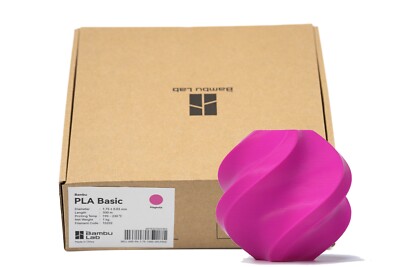 Bambu Lab PLA Basic Filament Magenta 1Kg 1,75mm 3D Drucker Prusa Creality AMS
