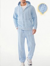 Mens Sweatsuits 2 Piece Sport Tracksuit Jogger Sweat Suits Jogging Outfits