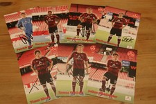 7 Autogrammkarten 1. FC Nürnberg Bundesliga 2011/2012 11/12 original signiert