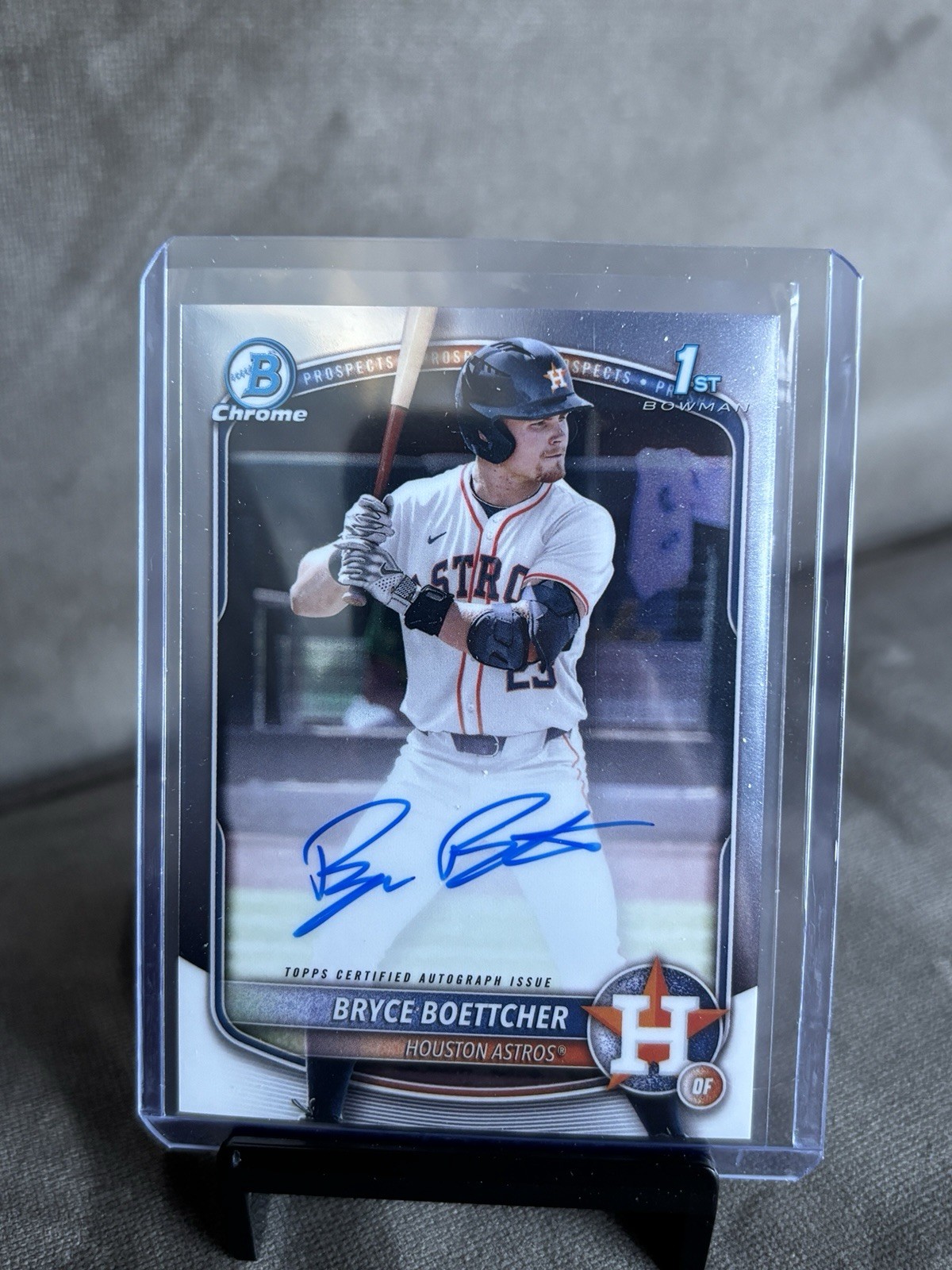 2025 Bowman Chrome #CPA-BB Bryce Boettcher 1st AUTO Houston Astros