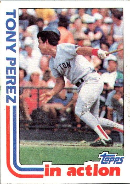 Tony Perez 1982 Topps #256 Boston Red Sox