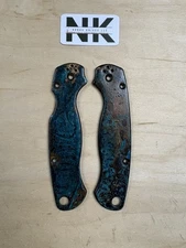 Nodak Custom “Celestial Drift” Shipwreck Copper Spyderco PM2 Handle Scales