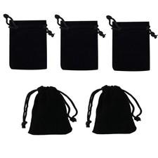 30 Pack Velvet Pouches with Drawstring Bags 5 x 7cm, Mini Small Cloth Jewelry...