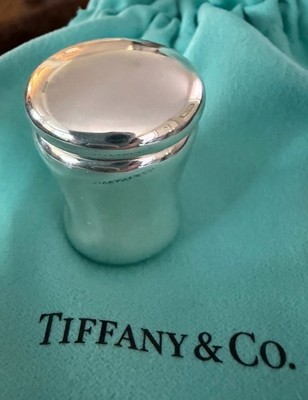 tiffany pill box sterling Elsa Peretti Thumbprint pill box