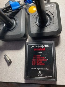#170 - Atari CX2600 (Tested 6-Switch) 2 - Joysticks, New Power & RF Adapter