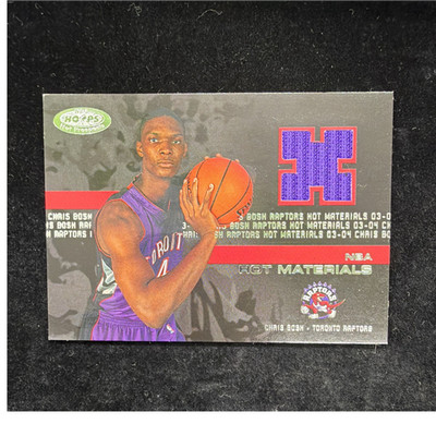 Fleer 2003-04 Hot Prospects Hot Materials Chris Bosh RC MEM #HM-CB /500 Raptors