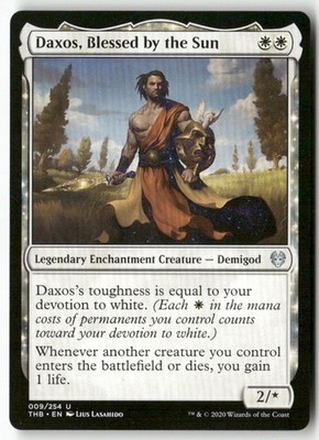 #9 - Daxos, Blessed by the Sun - Uncommon WB2 U Lightly played