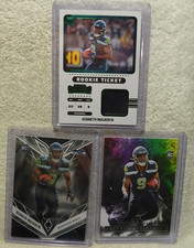 2022 Panini Contenders Rookie Ticket Swatches Kenneth Walker III #RTS-KWA + RCs*