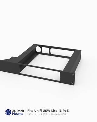 Unifi USW Lite 16 PoE Rack Mount - 19'' 1U