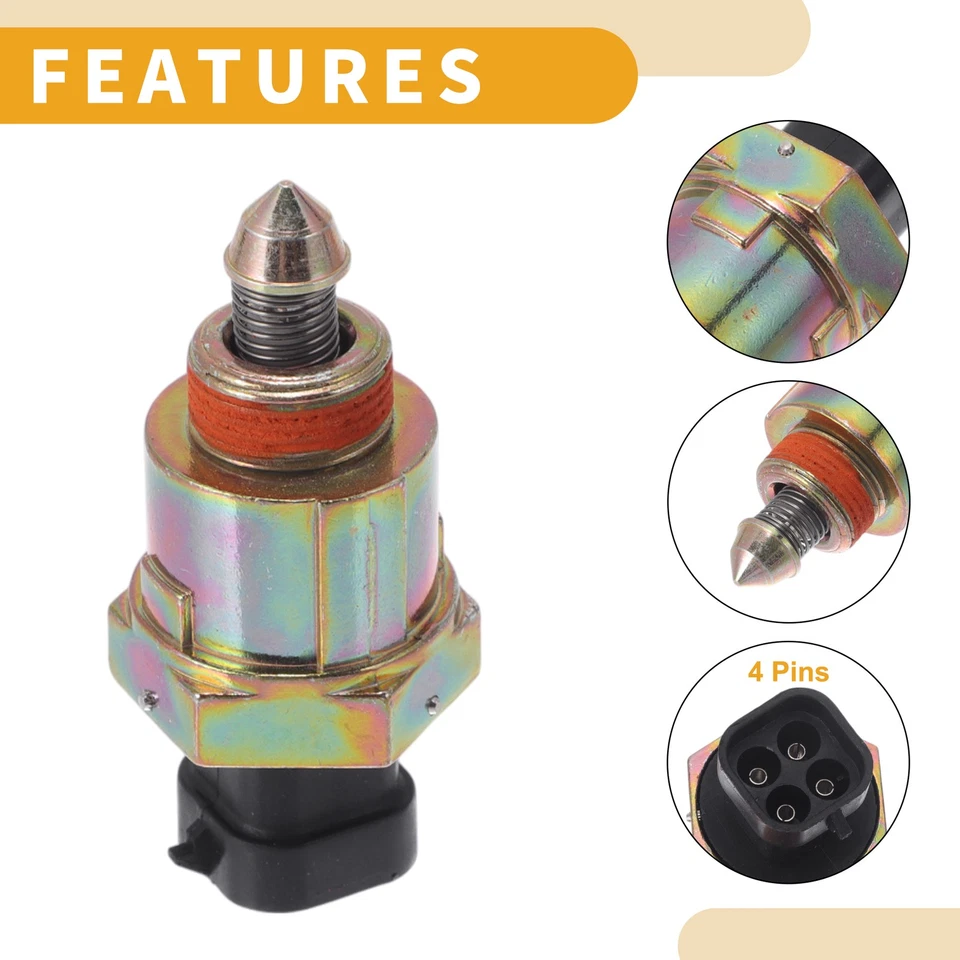 Válvula de controle de ar ocioso para carro Chevrolet Blazer 87-94 17085051 - Imagem 4 de 4