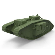SS72372 1/72 Military Model Kit Great Britain Machine Mark V, Male Heavy Tanks