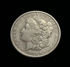 1882-CC Morgan Silver Dollar VG/F Details - Key Date