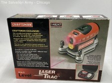 Craftsman Indoor 4-In-1 Line Laser Trac Level Construction Measuring Tool