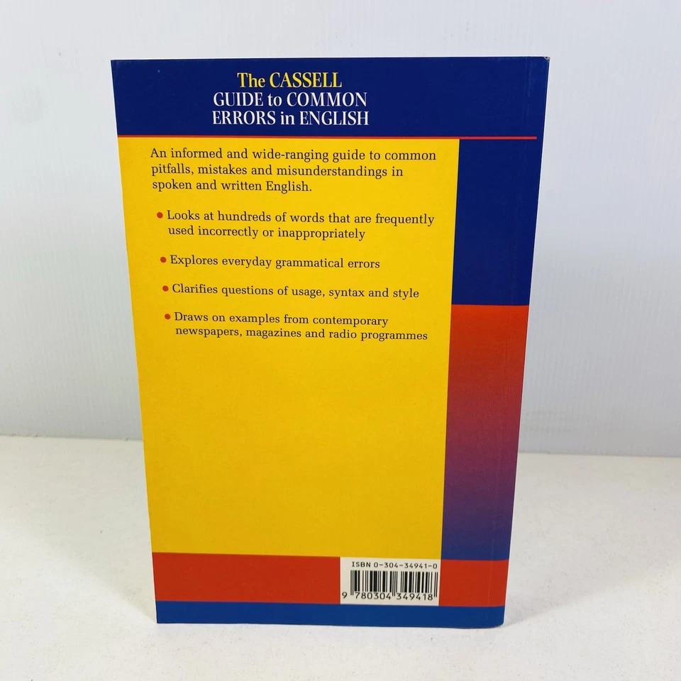 The Cassell Guide to Common Errors in English by Harry Blamires Medium Paperback - Image 2 of 4
