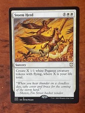 Storm Herd MTG Magic the Gathering Card NM Near Mint KHC
