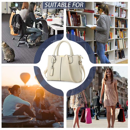 Borsa a mano donna donna tracolla borsa tote borsetta pelle messenger bag borsa nuova - Foto 10 di 15