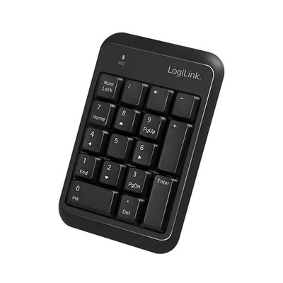 Logilink ID0201 Kabelloses Keypad, Bluetooth V5.1, schwarz