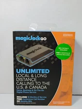 magic-jack Go K1103 2017 VOIP Phone Adapter Digital Phone Service - Black
