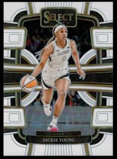 Jackie Young - 2024 Panini Select WNBA White Prizm /99 #38 FREE SHIPPING!!