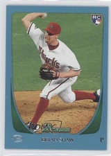 2011 Bowman Draft Blue 269/499 Bryan Shaw #42 0m8