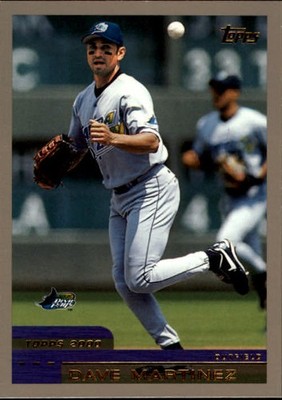 2000 Topps Baseball Card #161 Dave Martinez
