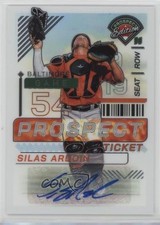 2024 Panini Prospect Edition Holo Signatures Silas Ardoin #31 Auto 0o6v