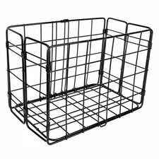 Wald Bicycle 582 Rear Folding Basket 12x7x8" Black for Rear Rack