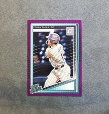 2025 Panini Donruss - Rated Prospects Ethan Salas #199 (RC) Purple