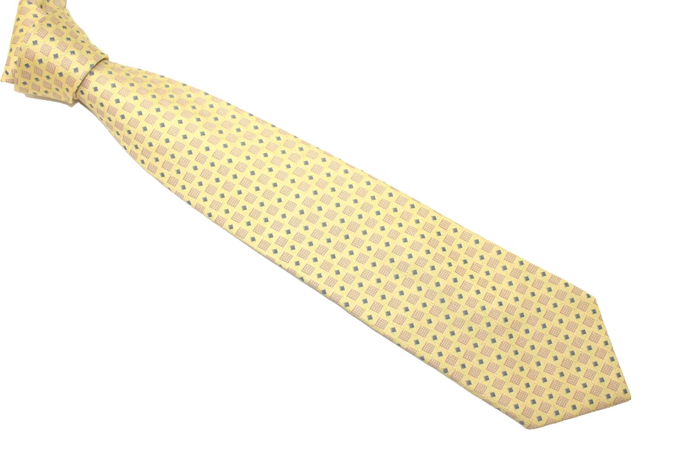 Gravata de seda GIANNI CARRE' feita na Itália F83889 - Imagem 2 de 4