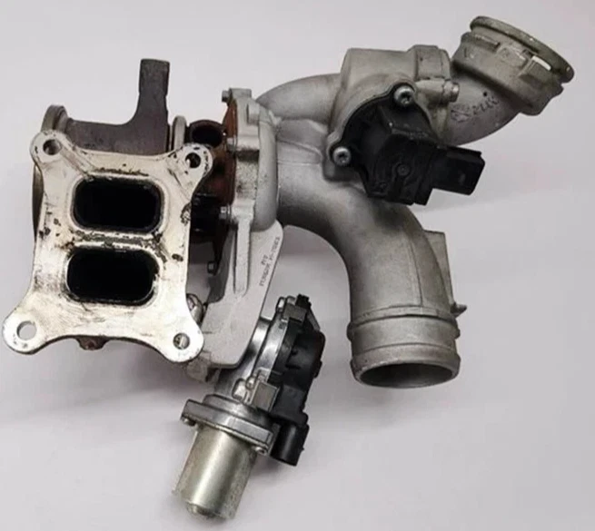 2015-2018 Volkswagen Jetta 1.8L Turbocharger with Exhaust Manifold - Image 3 of 4