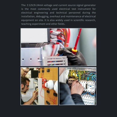 -002 0-24mA ±12V Handheld Analog Voltage and Current Generator5875 - Photo 4/10