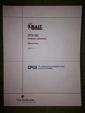 CPCU 520 Course Guide: Insurance Operations