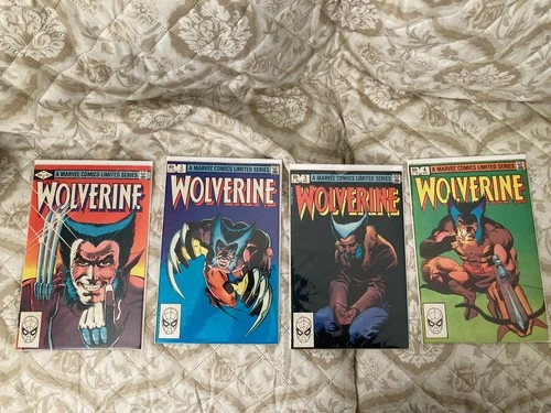Wolverine #1-4 Complete Comic Set 1st Solo Limited Series Frank Miller 1982 READ