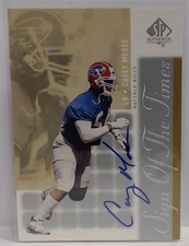 2000 UPPER DECK SP AUTHENTIC COREY MOORE AUTO #MO BILLS MSK